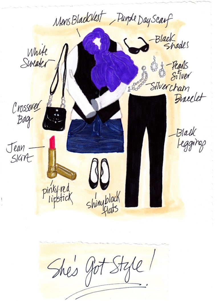 Womens fashion illustration