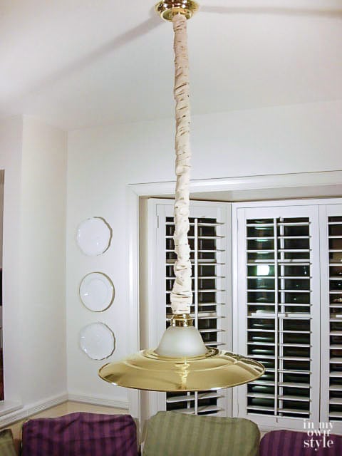 How to Make a Chandelier Chain Cover