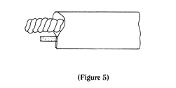 Diagram showing how to make a fabric cover for a stool