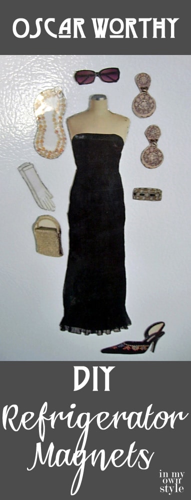 Who are you Wearing? Get ready for the Oscar's with these cute DIY Refrigerator Magnets. The perfect gift to any Oscar lover.