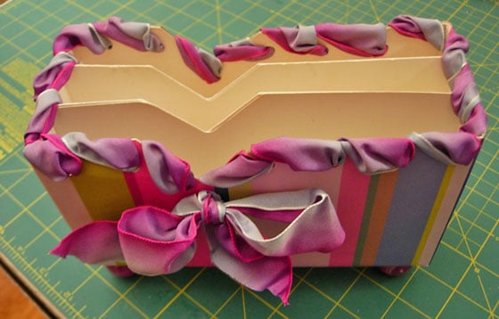 Letter Organizer made from Video tape sleeves