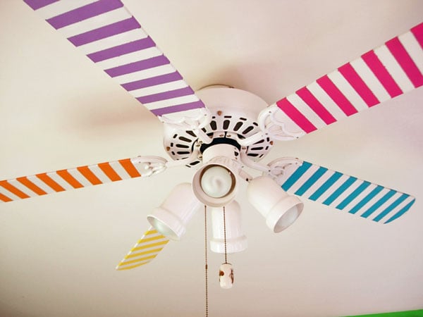 Striped Ceiling Fan