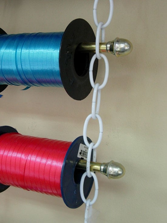 Ribbon Holder to hang on a wall