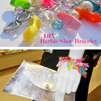 How to make a Barbie Shoe Bracelet + Gift Bag