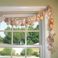 Seashell Window Treatment tutorial