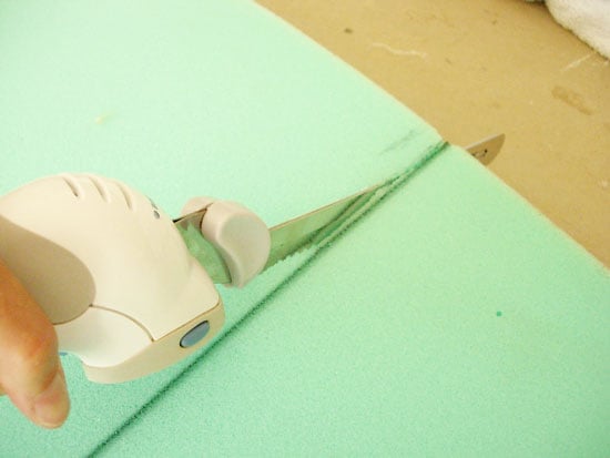 How to cut foam