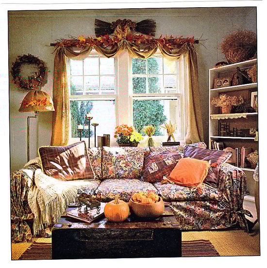 No Sew Burlap Window Treatment