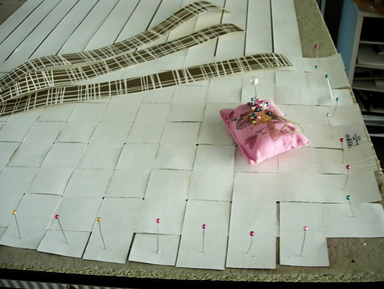 step one on how do you decoupage a table
