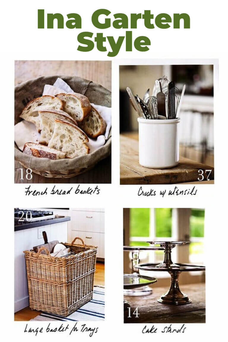 Ina Garten Kitchen and Style tips.