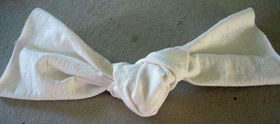 How to make a chair back slipcover