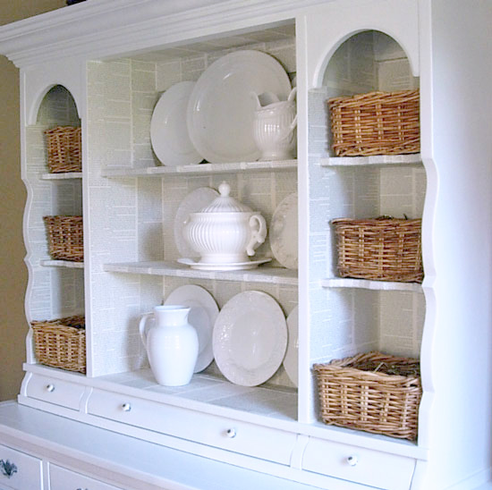 white painted furniture makeover