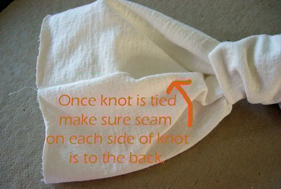 Chair back slipcover tutorial and pattern