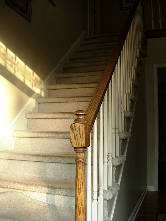 DIY Staircase Makeover Before 