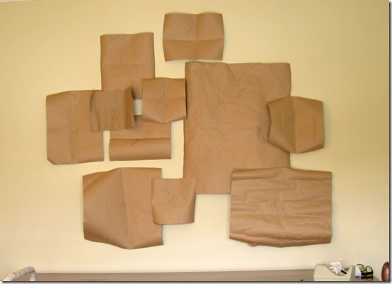 template for mirror gallery wall
