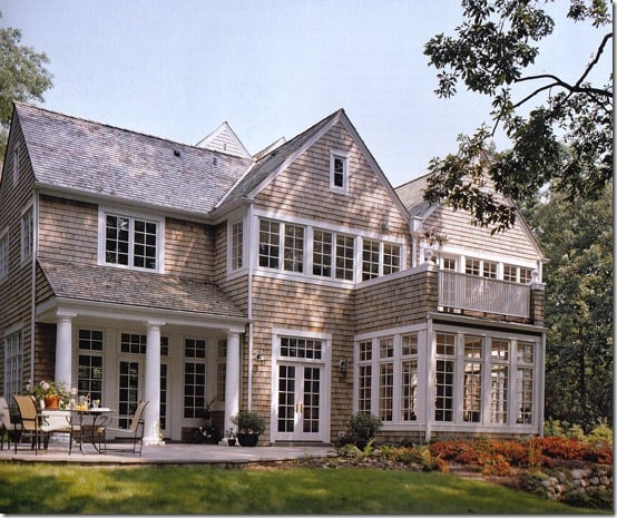Cohen-and-Hacker-Architects house exterior that is neutral in color and classic in design