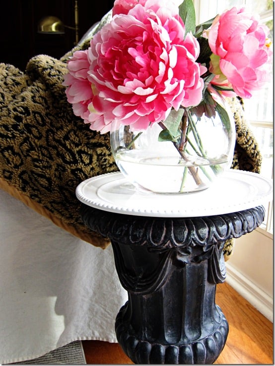 Repurpose an Urn into a Side Table
