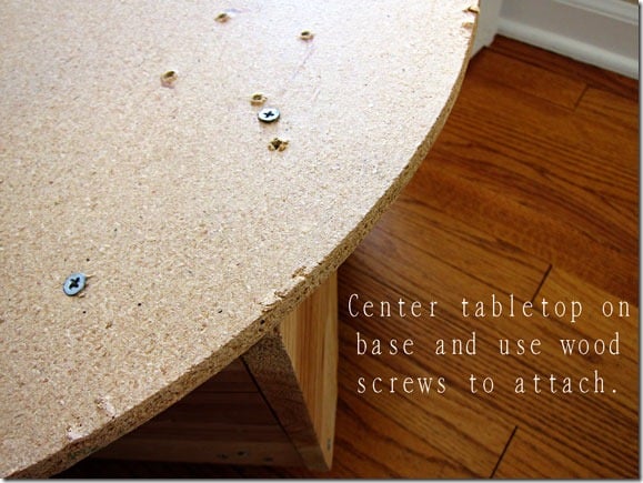 Center-tabletop-on-base-and