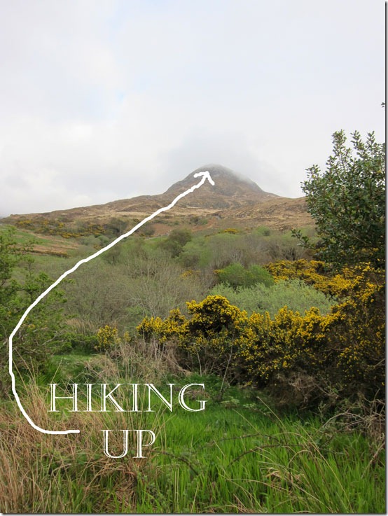 Ireland-Connemara-National-Park Hiking up