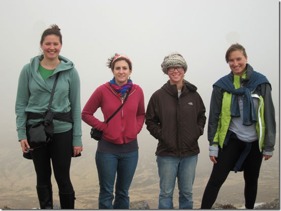 Standing at the summit on Ireland-Connemarra-Nat-Park