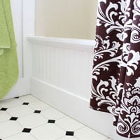 Bathtub Makeover Idea How to add a bead board surround