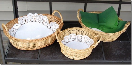 Quick entertaining ideas Lined-Basket-for-party-food