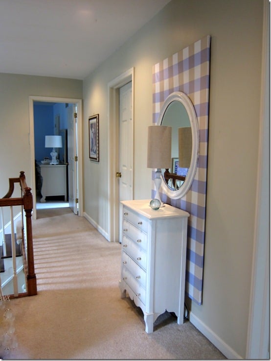 Fabric-on-frame-wall-art