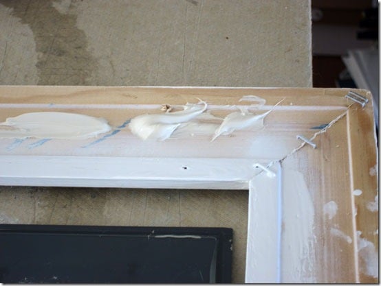 Glue-mirror-into-frame-usin