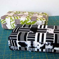 How to make a ribbon doorstop using a brick