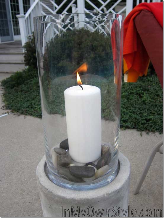 Knock-off-Restoration-Hardware Concrete Fire Column
