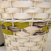 Before and After Waste Can
