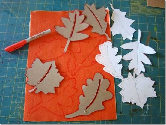 Falling leaves pillow making tutorial