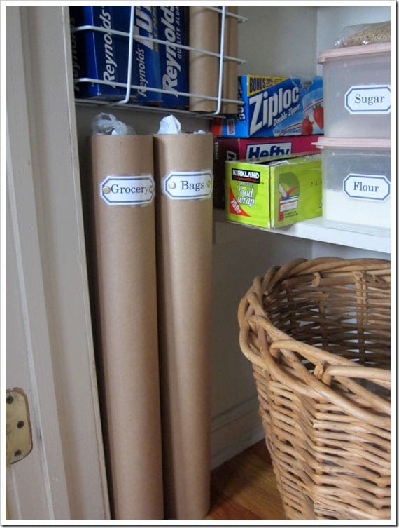Organizing ideas for a pantry