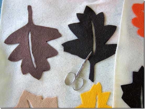 How to attach felt appliques to a pillow.