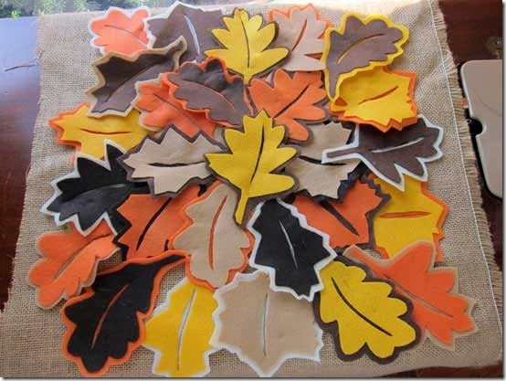 Fall pillow making tutorial