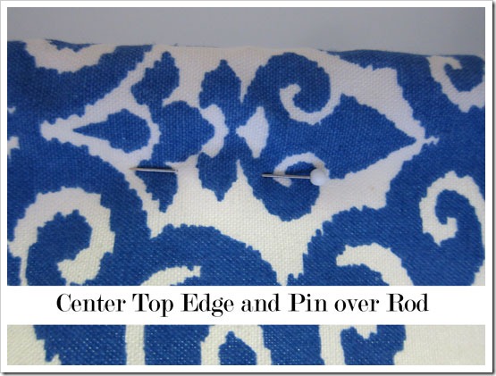 How to hang a no sew window valance