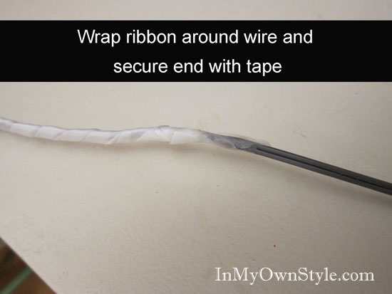 How to hide a telepnone wire when decorating