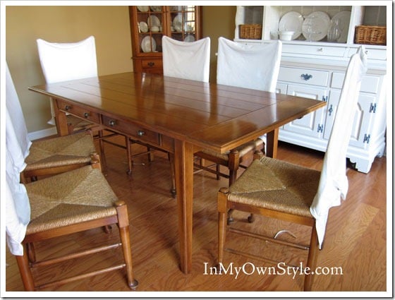 How to make a dining table larger