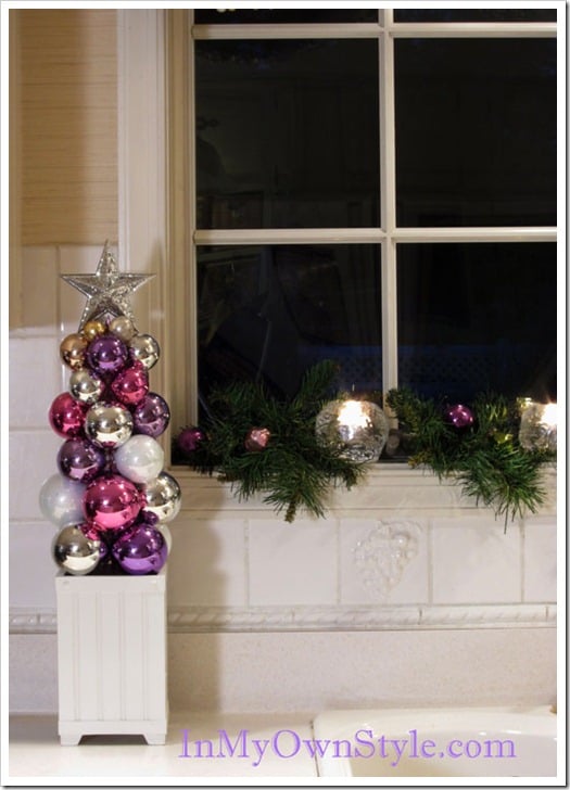 Knitting-Needle Ornament Christmas Tree