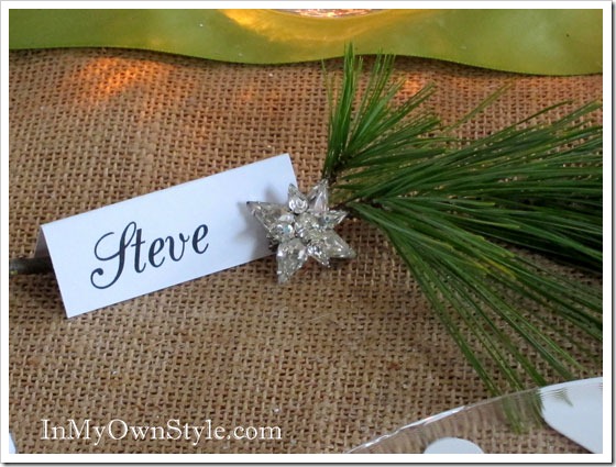Place-card-ideas for Christmas