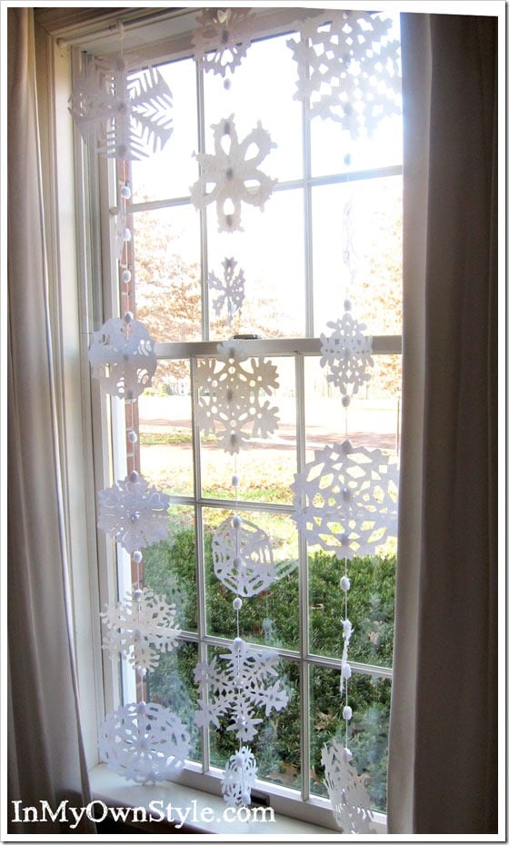 Snowflake-window-treatment
