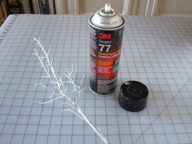Make snowy branches for holiday decorating