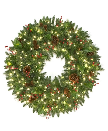 How to hang a wreath on a mirror