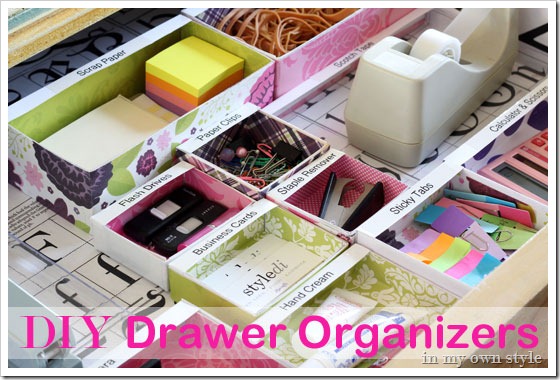 Drawer organizing ideas for your home office desk