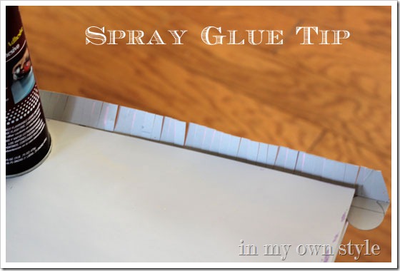 Spray-glue-tips and tricks
