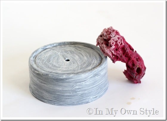 How to painted finhishes - Faux Zinc Finish