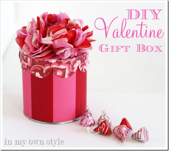 Valentine Victoria's Secret Gift Box to make to give a gift in