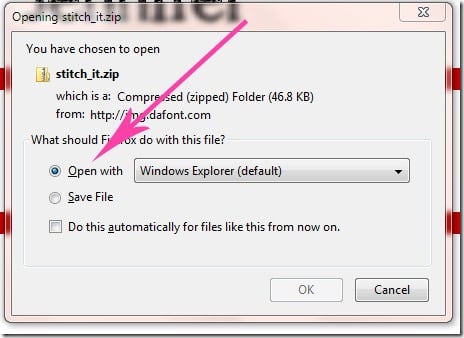 How to install a free font on a computer