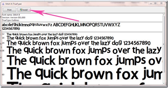 How to install a font