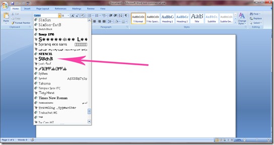 How to install a font