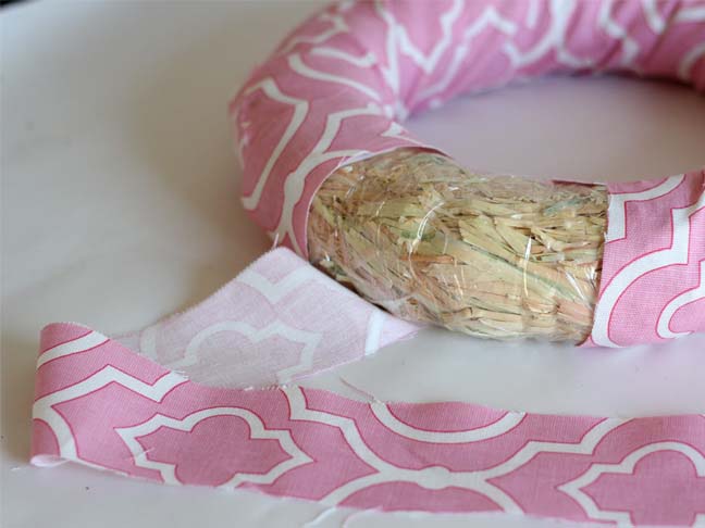 How to make a spring bunny wreath for your front door